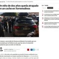 В Испании ребенок из Эстонии доигрался с ключами и оказался запертым в авто. Пришлось вмешаться полиции