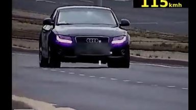 VIDEO | Mis kiiruspiirang? Audi juht kihutas Tallinna kesklinnas 115 km/h