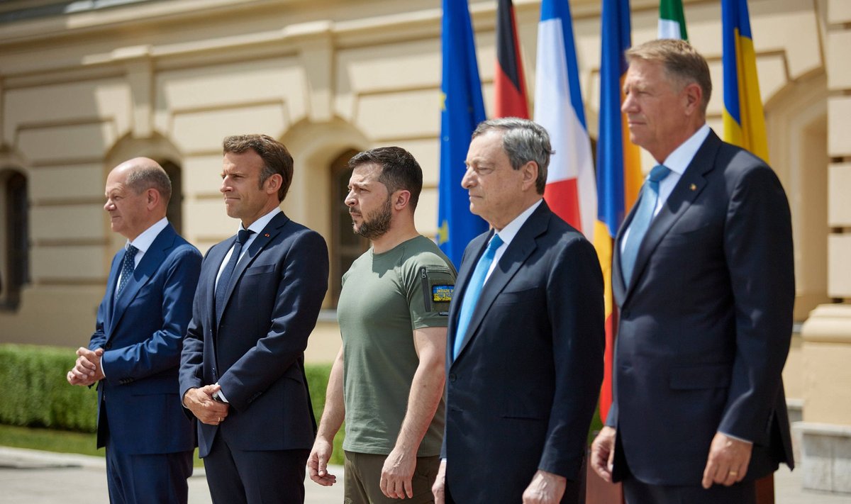 Kiev Meeting of President of Ukraine with Presidents of France and Romania, the Chancellor of Germany and the Prime Minister of Italy
