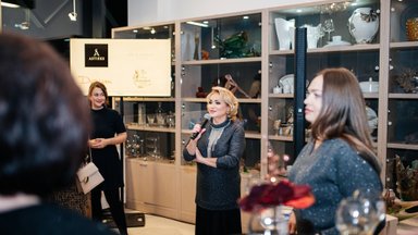 Светская публика Таллинна впечатлилась хрустальными произведениями известной мануфактуры в рамках проекта Art & Gourmet 
