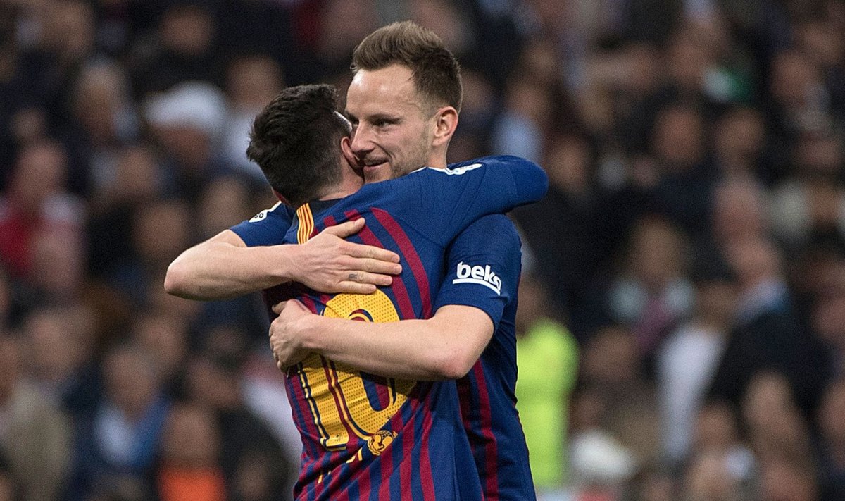 Ivan Rakitic ja Lionel Messi