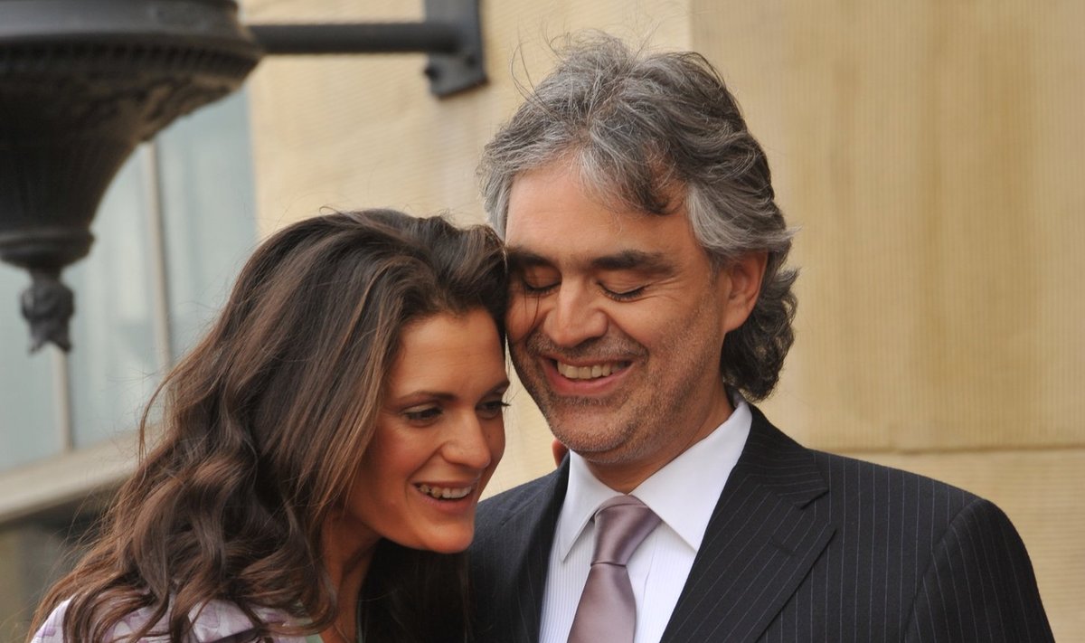 Andrea Bocelli abikaasa Veronica Bertiga.