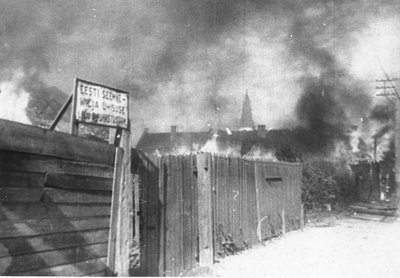 Tulekahjud Võrus, 1944, punaarmee pealetung