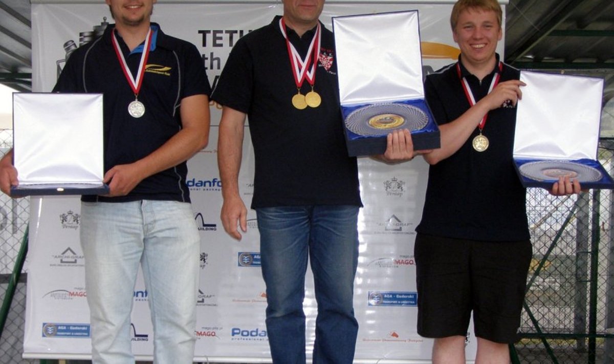 Vasakult Andre Luman, Lembit Vaher ja Tiit Luman, Foto: Tõnu Sepp