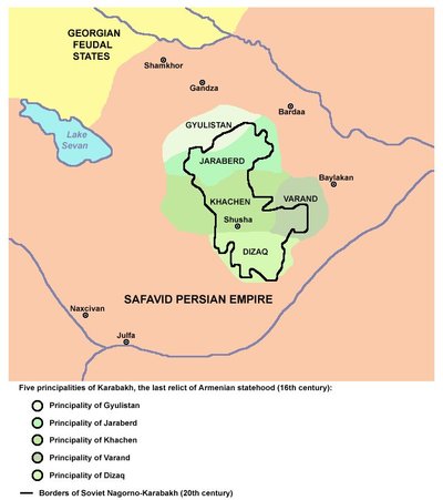Karabahhi viis armeenlaste vürstiriiki 16. sajandil