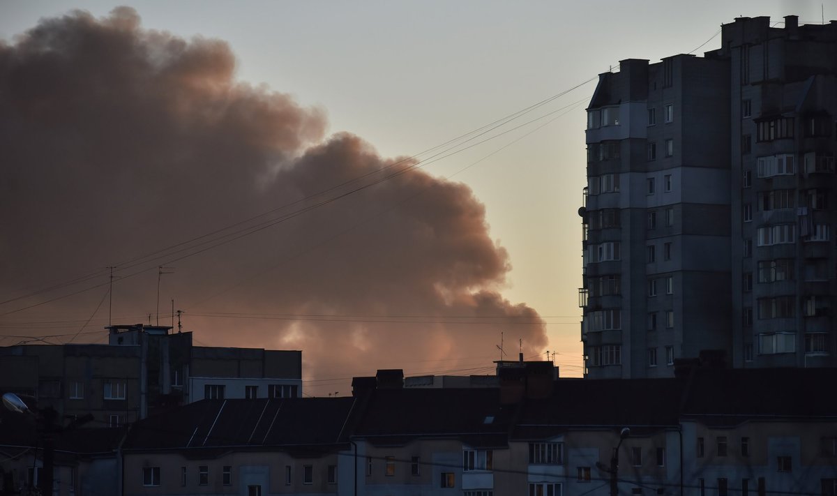 Russian missile attack on Lviv, Ukraine - 15 Nov 2022