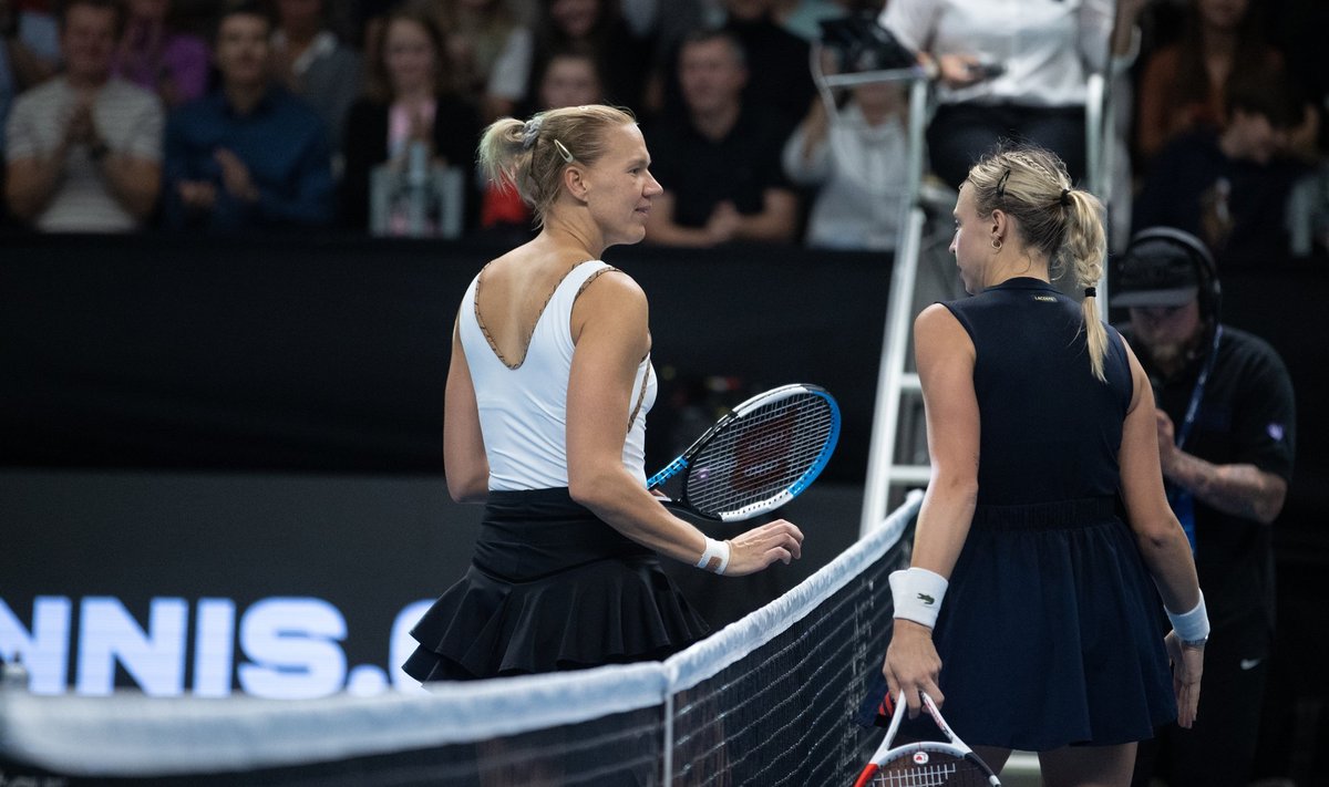 Полуфинал Tallinn Open Кайя Канепи и Анетт Контавейт