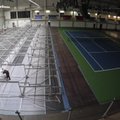 VIDEO | Vaata kaheminutilist kokkuvõtet Tallinna WTA turniiri tribüünide ehitusest 