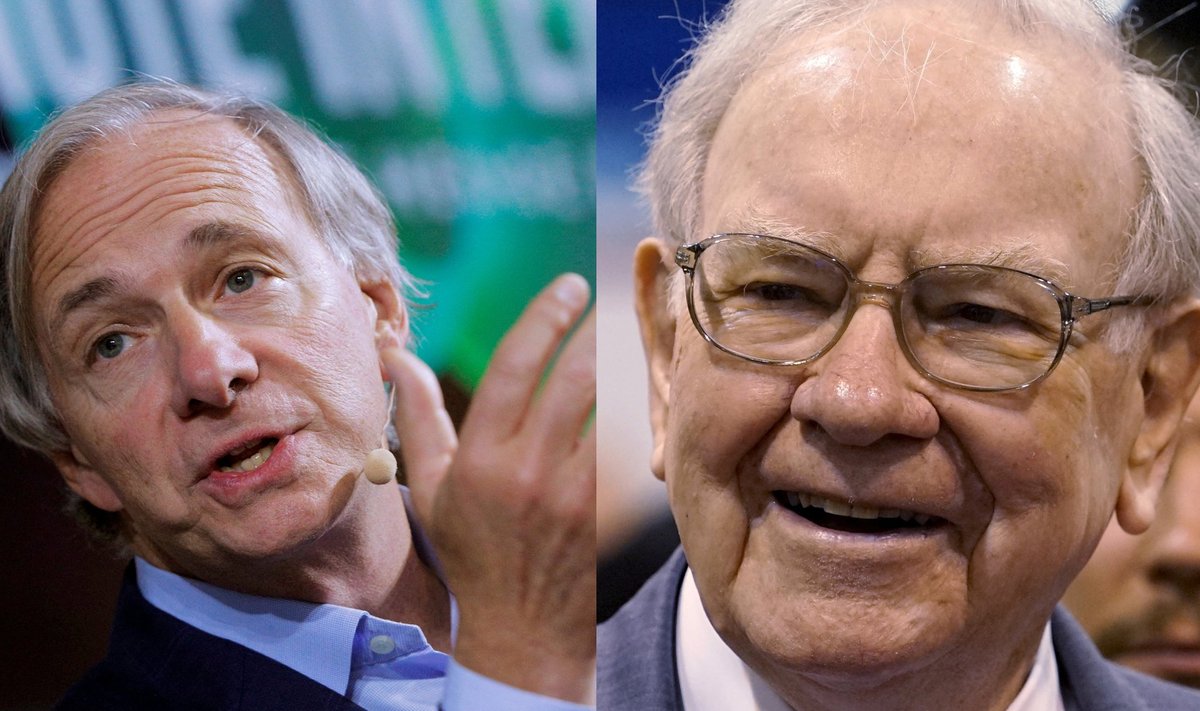 Nii Ray Dalio (vasakul) investeerimisfirma Bridgewater Associatesi kui Warren Buffetti Berkshire Hathaway üheks suurimaks investeeringuks on Coca Cola Company.