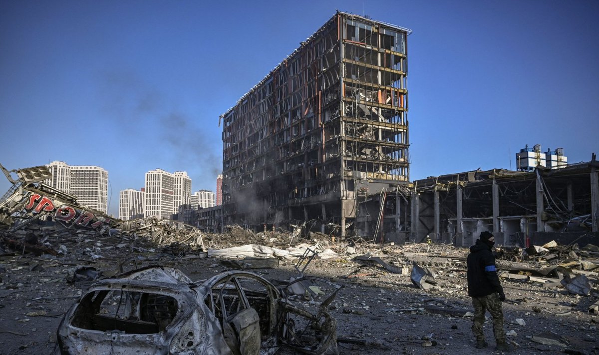 Sõjast räsitud Kiiev. (Foto on illustratiivne)