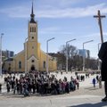 FOTOD ja VIDEO | Usklikud osalesid Tallinnas suure reede puhul piiblisündmusi sümboliseerivas rituaalses rongkäigus