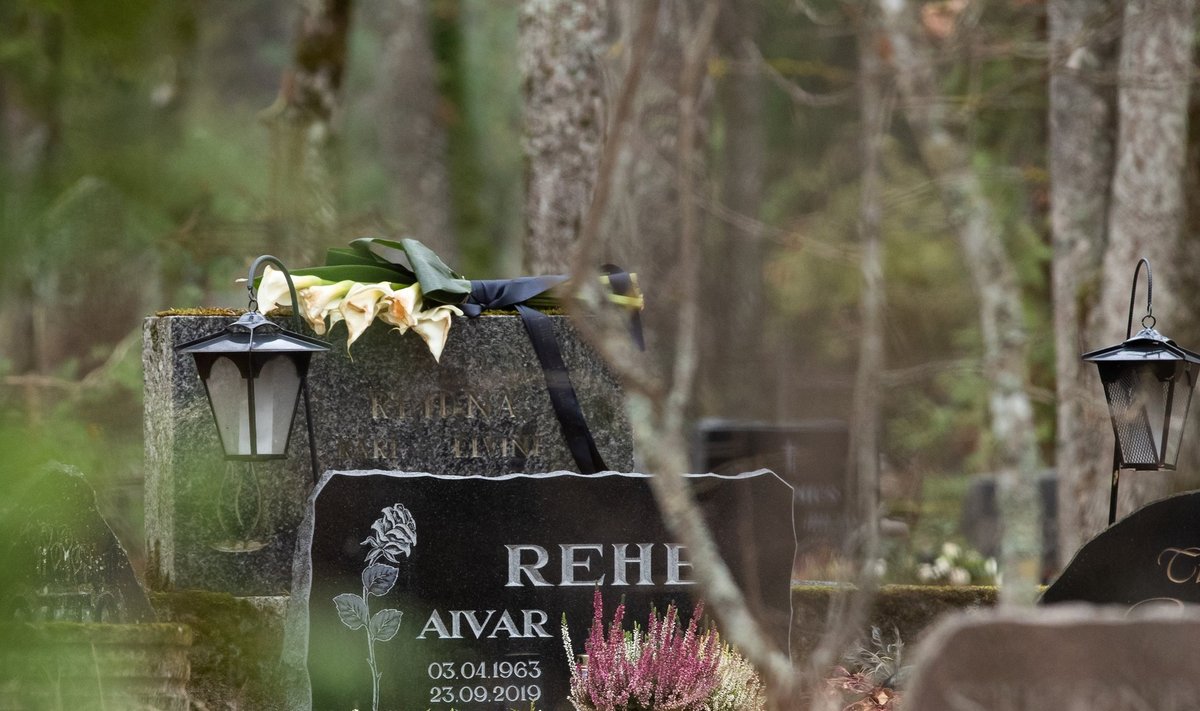 Tallinn, 08.11.2019. Aivar Rehe haud Rahumäe kalmistul.