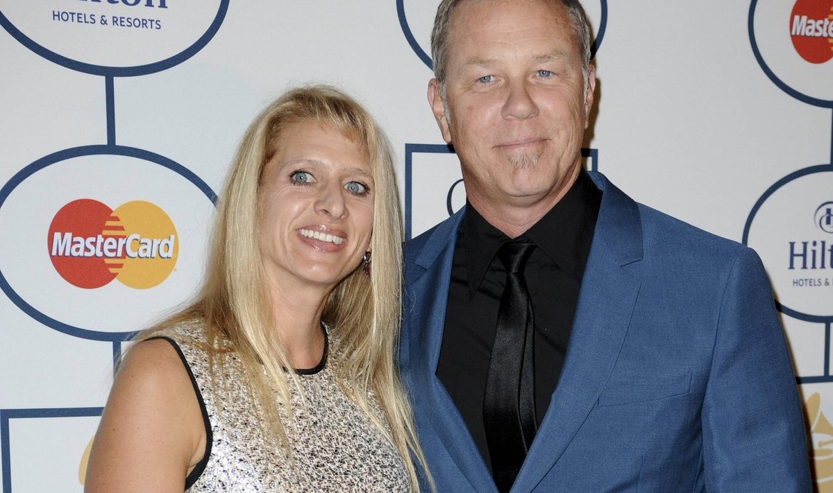James Hetfield ja Francesca Tomasi