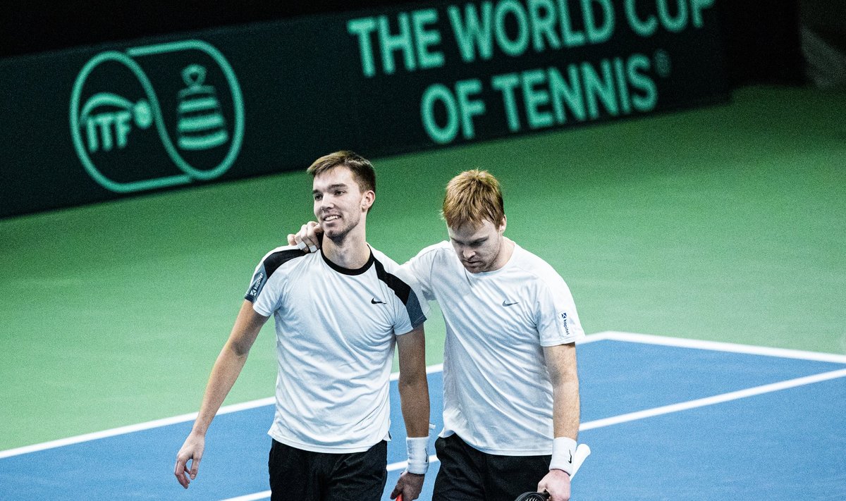 Davis Cup, Kenneth Raisma ja Jürgen Zopp.