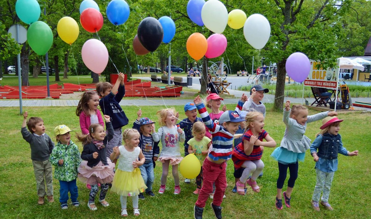 Rõõmsate laste festival täidab Pärnu naeru ja õhupallidega.