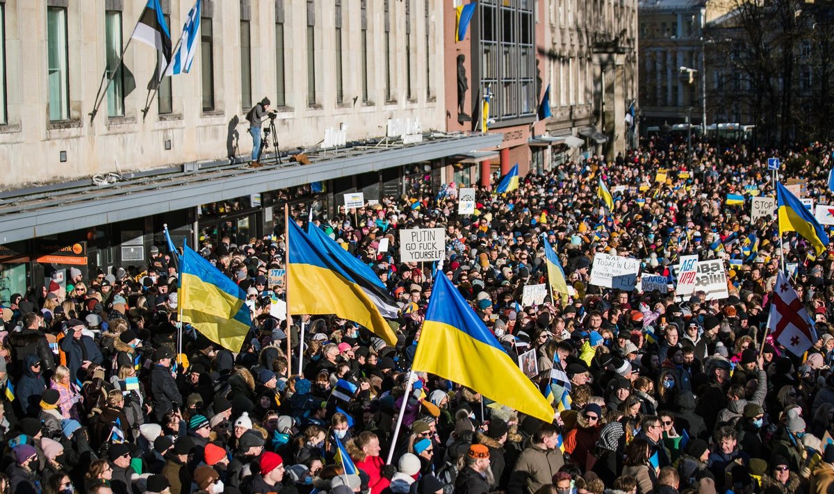 Ukraina toetamine ühendab ka väga erinevate poliitiliste vaadetega eestlasi. Päris lahkhelideta siiski ei saa.