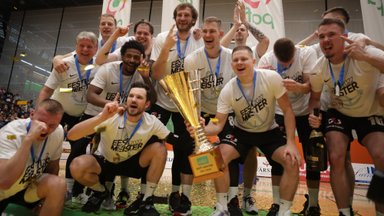 ФОТО | Пярнуский "Садам" сотворил историю и впервые стал чемпионом Эстонии по баскетболу