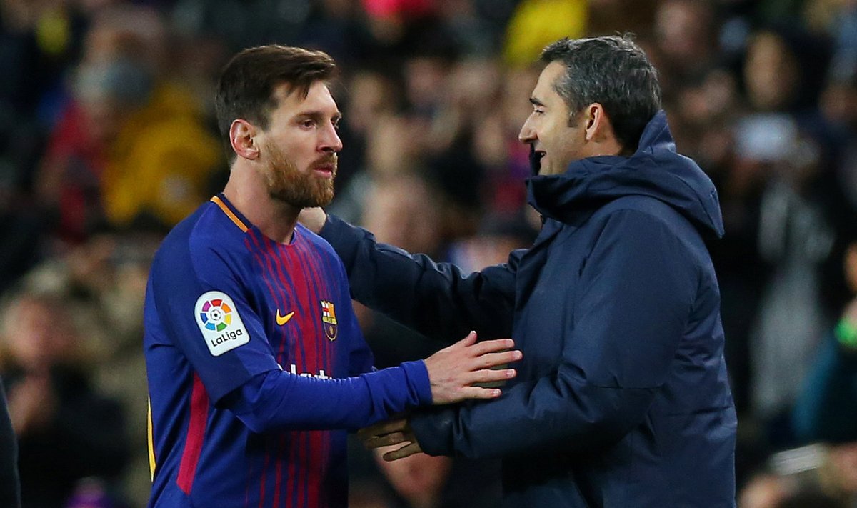 Lionel Messi ja Ernesto Valverde