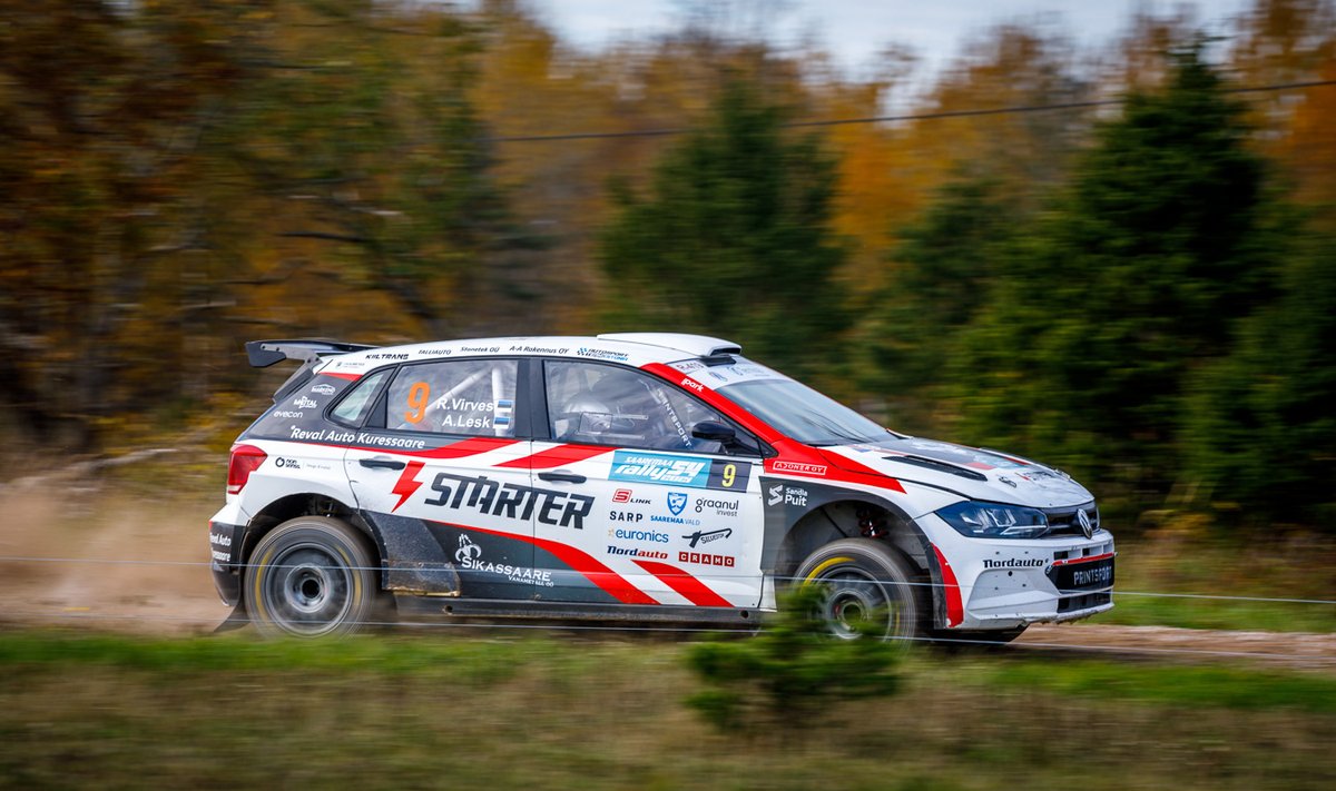 Saaremaal stardib ka värske Junior WRC maailmameister Robert Virves.