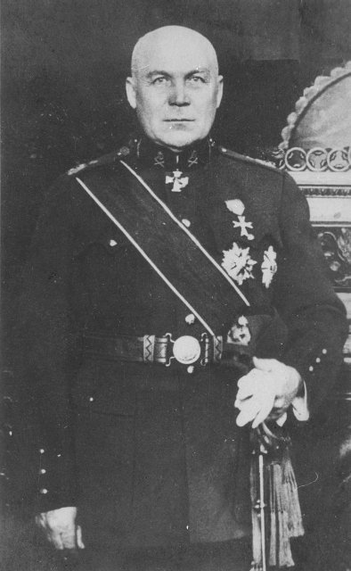 Kindralmajor, ülemlinnapea Aleksander Tõnisson. Foto: Eesti Rahva Muuseum