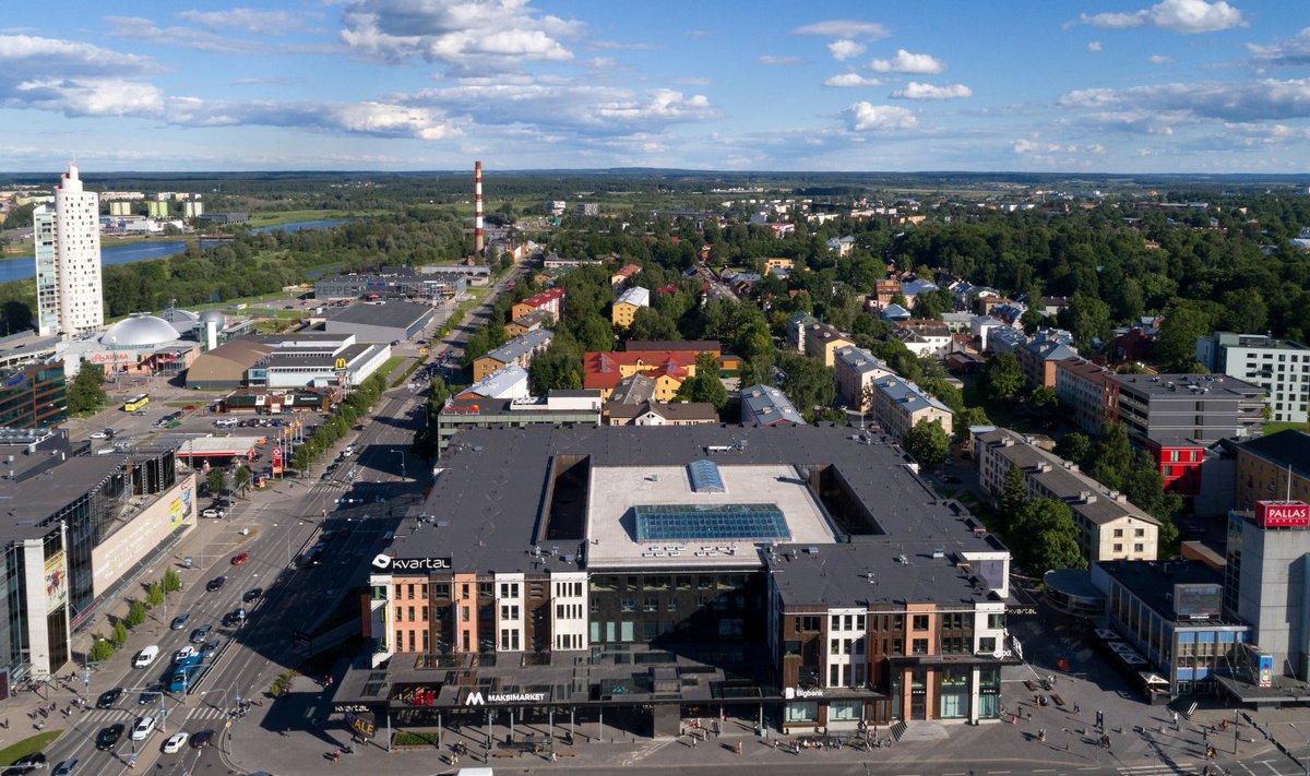 Tartu südalinna katused