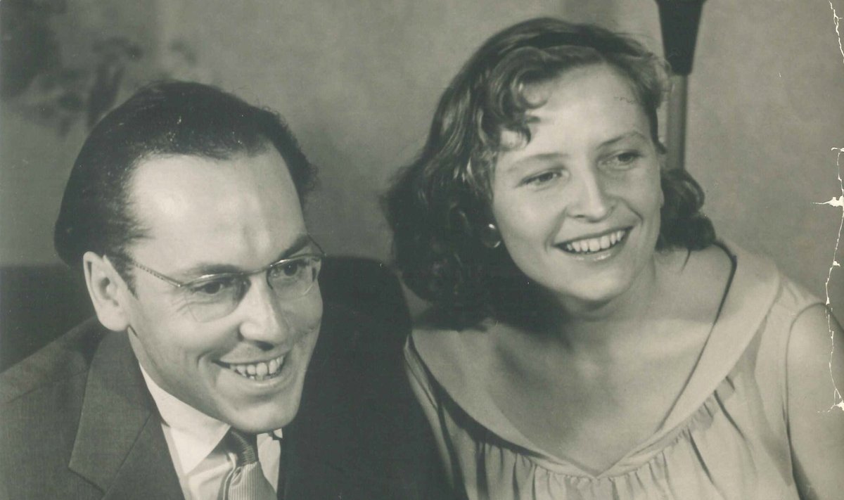 Lennart Meri ja Regina Meri noortena.