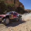 Carlos Sainzi edu Dakari rallil kuivas kokku