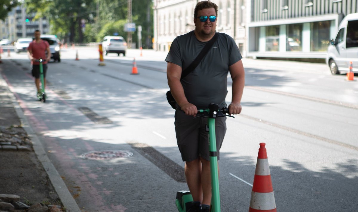Toompuiestee rattarajal võis selle nädala kolmapäeval juba liiklejaid näha.