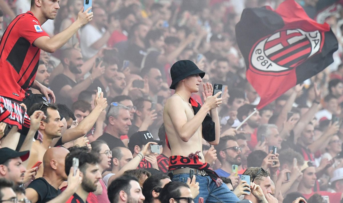 AC Milani fännid said pika pausi järel meistritiitli üle rõõmustada