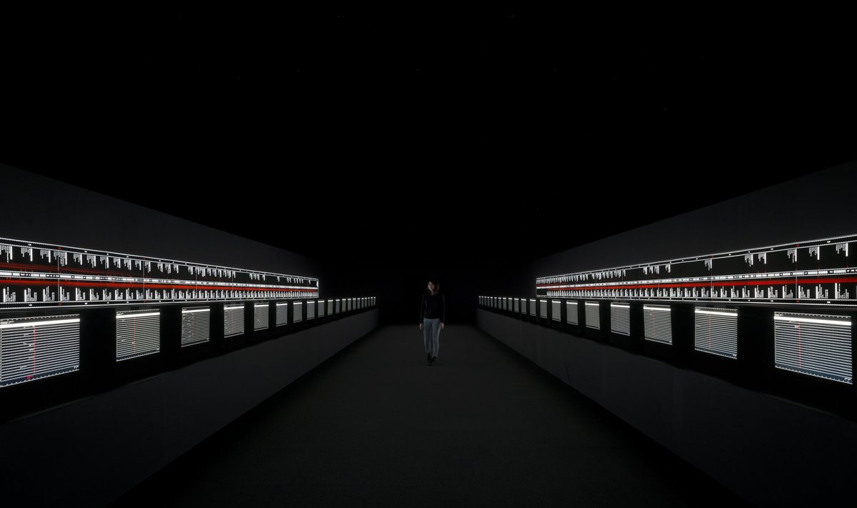 Ryoji Ikeda. supersümmeetria. 2014. Audiovisuaalne installatsioon. © Ryoji Ikeda