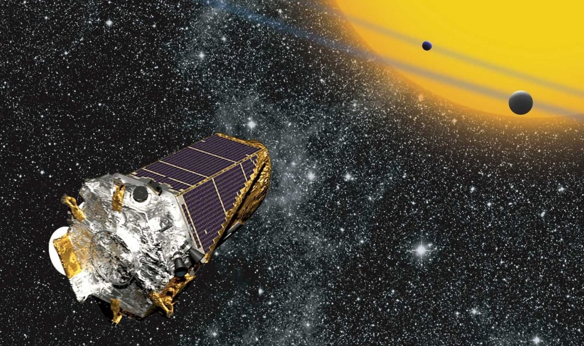 Kepleri teleskoobiga, milles kasutatud Bernhard Schmidti leiutatud optilist süsteemi, on tänaseks avastatud üle 2000 eksoplaneedi. Autor/allikas: NASA Ames/ W Stenzel/Wikimedia Commons