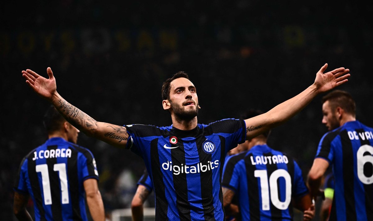 Hakan Calhanoglu viis Interi Barcelona vastu 1:0 juhtima.