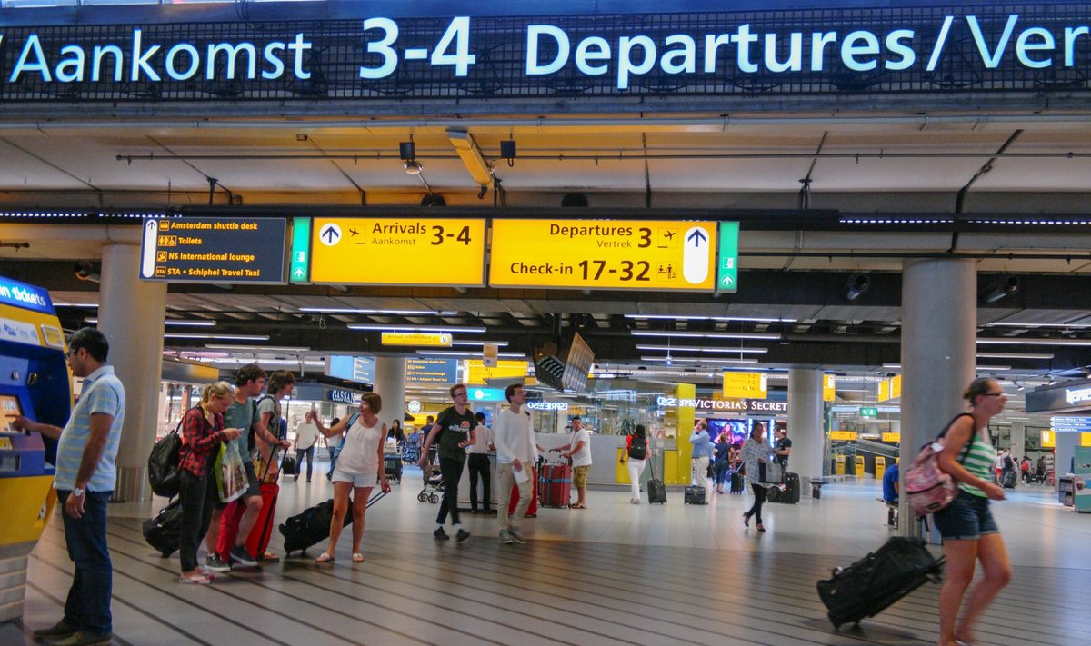 Amsterdami Schipoli lennujaama sisevaade