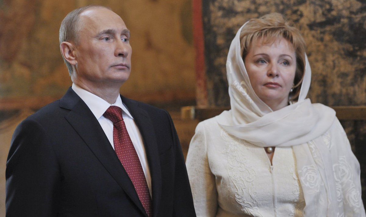 Vladimir Putin ja Ljudmila Putina 2012. aastal