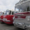 ФОТО: Ретро-автобусы из Эстонии ударили пробегом по белорусскому небездорожью