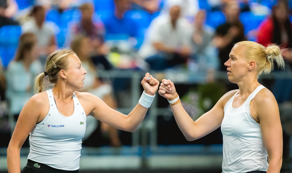 Anett Kontaveit ja Kaia Kanepi Merko Openil.