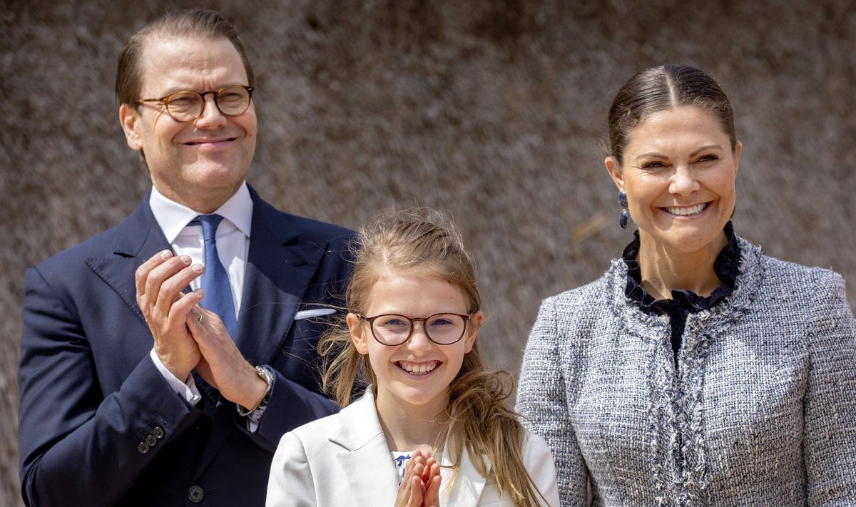 Rootsi kuninglik perekond Östergötlandi visiidil.