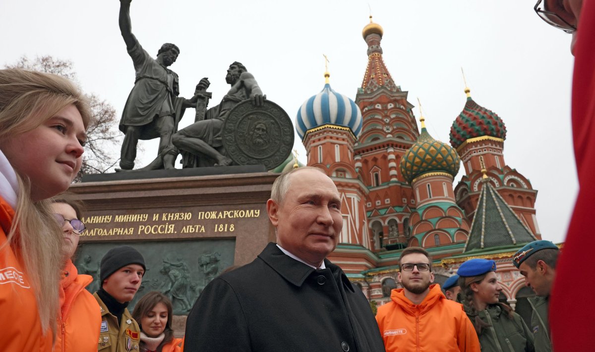 Venemaa juht Vladimir Putin 4. novembril Moskvas