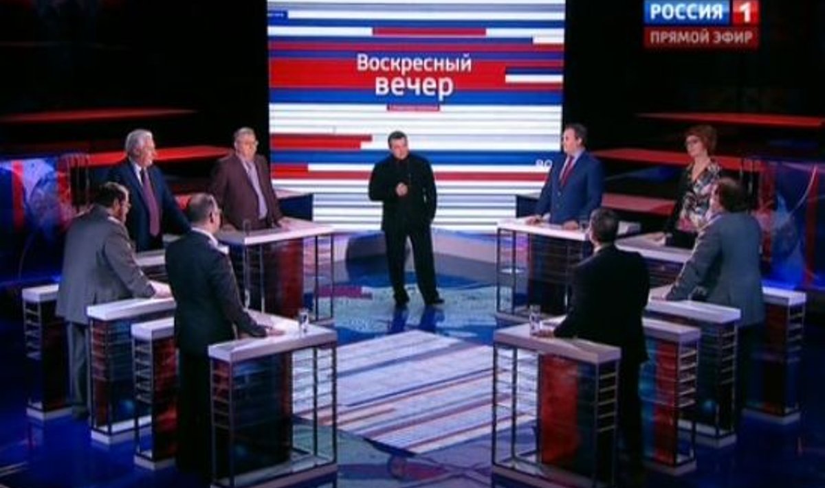 KAOTAB SIIN MAIL MÕJU: Venemaal populaarne arutelusaade "Pühapäeva õhtu Vladimir Solovjoviga"