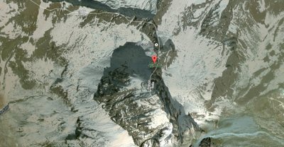 Traversette mäekuru praegu. Maps.google.com