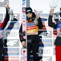 VIDEO | Nelja hüppemäe turnee: fantastilise esimese hüppe teinud Kobayashi võitis ka Innsbruckis