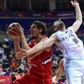 Serbia korvpallikoondis lõpetas alagrupiturniiri võimsalt
