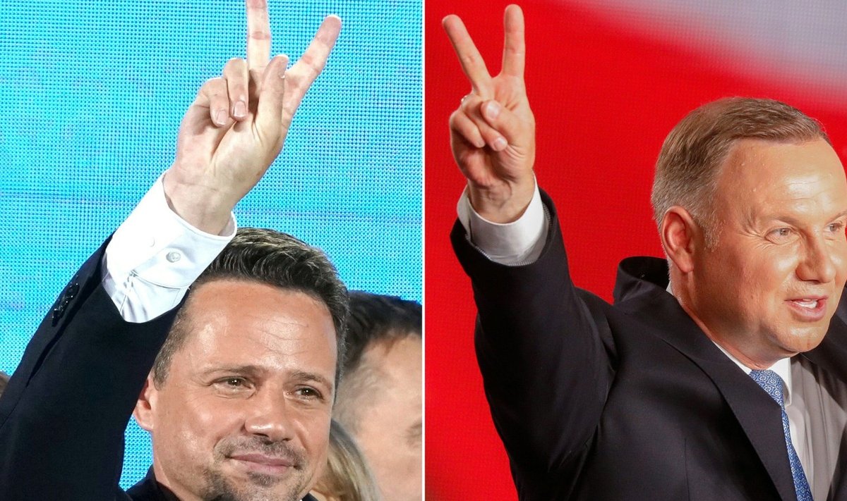Rafał Trzaskowski ja Andrzej Duda