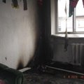 FOTO: Narvas päästeti tulekahjust kaks last