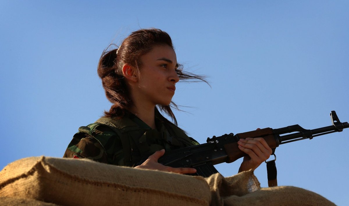 Iraani Kurdistani Vabaduspartei võitlejate seas on ka palju naisi.