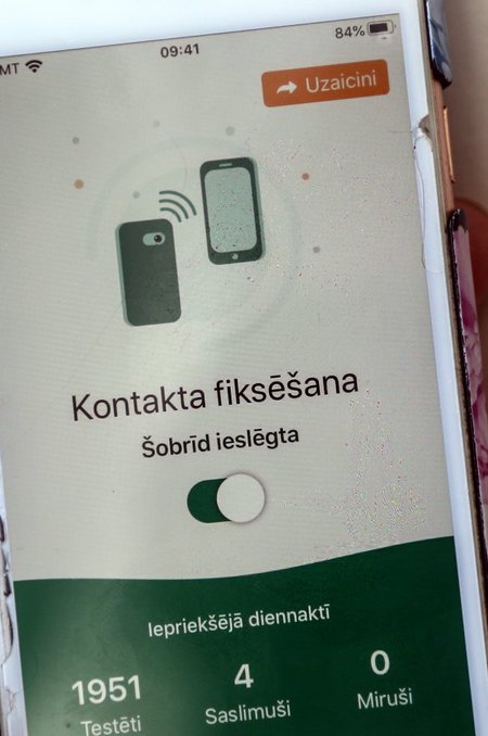 Läti koroonaäpp Apturi Covid