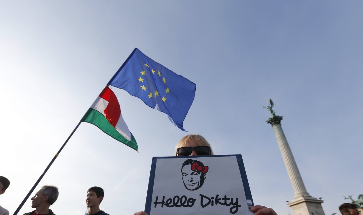 Möödunud kolmapäeva meeleavaldused Budapestis.
