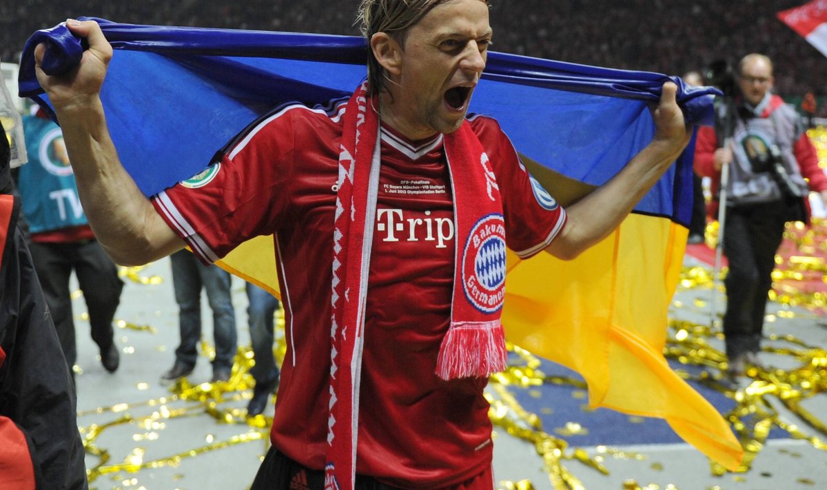 Anatoli Tõmoštšuk Bayerni särgis Saksamaa meistrina