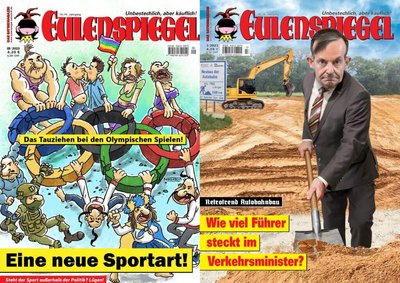 Поддельная (слева) и настоящая обложка (справа) третьего номера