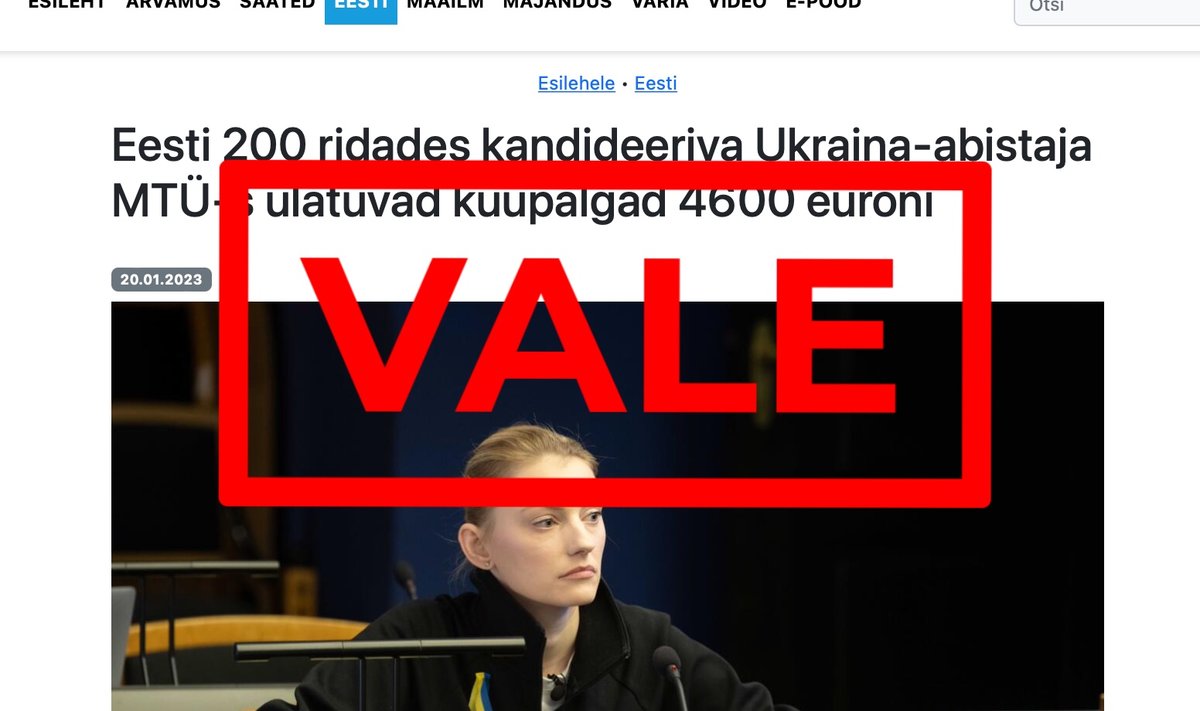 Johanna-Maria Lehtme ei teeni MTÜ töö eest 4600 eurot kuus